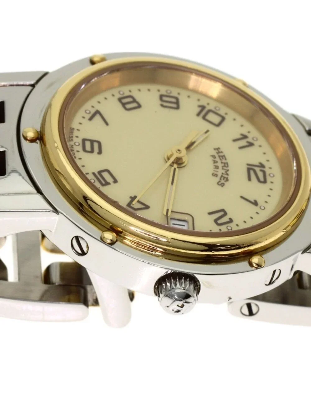 Hermes Clipper Buckle Watch SS